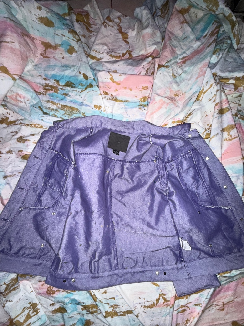 Guess USA Purple denim custom by Marion G Nuernberg - Picture 13 of 15